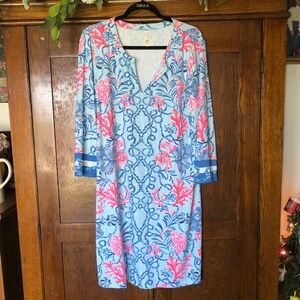 Lilly Pulitzer UPF 50+ Nadine Dress Naut Today Size Women’s XL